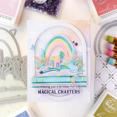 Pinkfresh Studio - Petal Trellis coverplate die