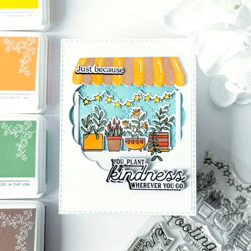 Pinkfresh Studio - Petal Trellis coverplate die