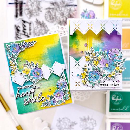 Pinkfresh Studio - Peony Glow die