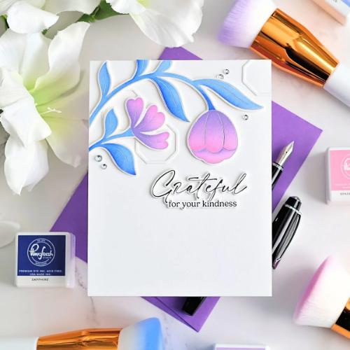 Pinkfresh Studio - Moonlit Blooms stencil