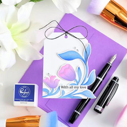 Pinkfresh Studio - Moonlit Blooms stencil