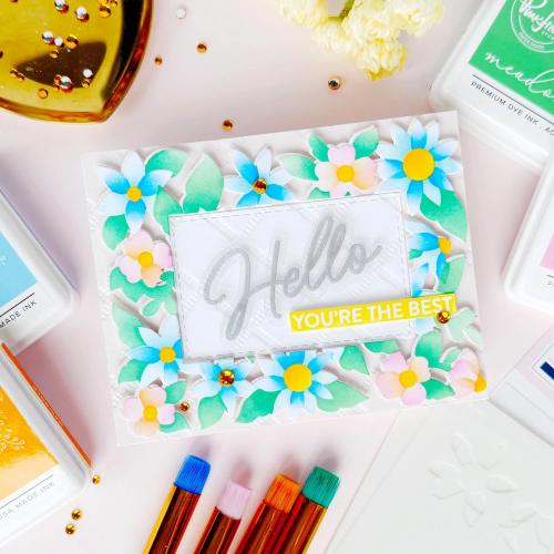 Pinkfresh Studio - Bloom Burst stencil