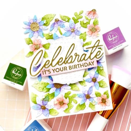 Pinkfresh Studio - Bloom Burst stencil