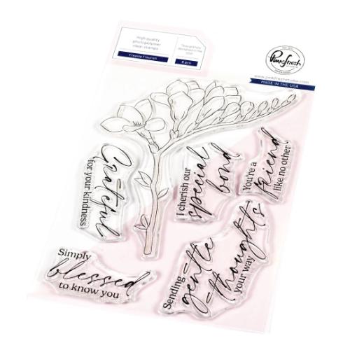 Pinkfresh Studio - Freesia Flourish stamp