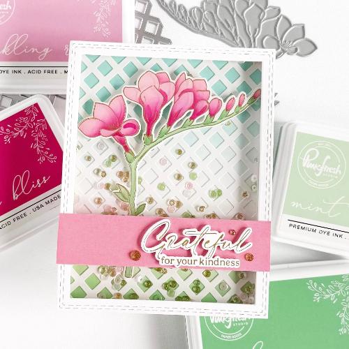 Pinkfresh Studio - Freesia Flourish die