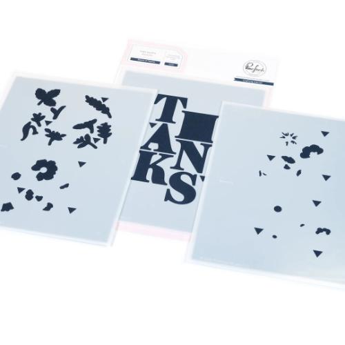 Pinkfresh Studio - Bloom of Thanks stencil