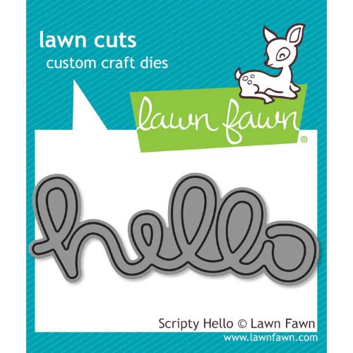 Lawn Fawn - Lawn Cuts - Scripty Hello Dies