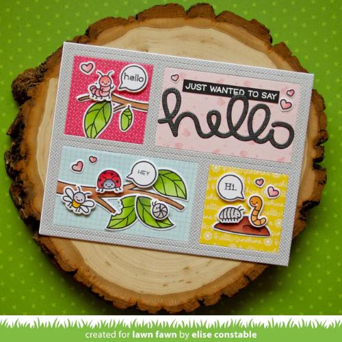 Lawn Fawn - Lawn Cuts - Scripty Hello Dies