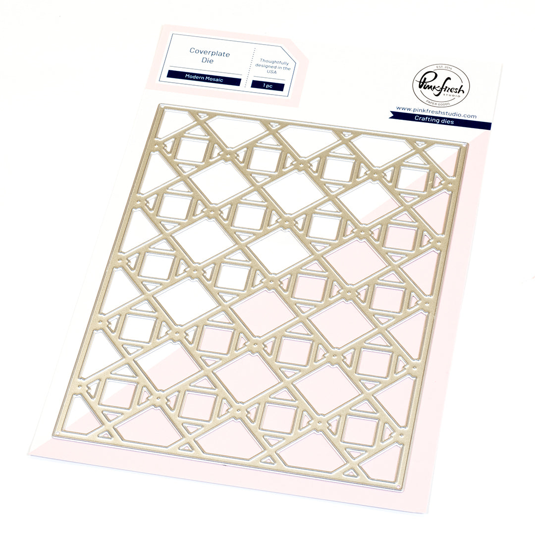 Pinkfresh Studio - Modern Mosaic coverplate die