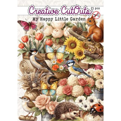 Creatief Art My Happy Little Garden Die-Cuts Creative CutOuts (23pcs) (CCODC-PLUS-001)