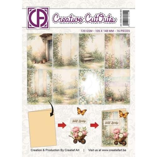 Creatief Art My Happy Little Garden A6 Collage Paper (CCOA-PLUS-001)