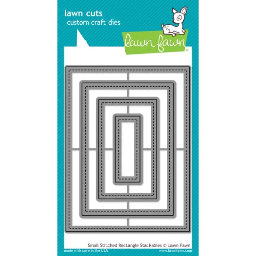 Lawn Fawn - Lawn Cuts - Small Stitched Rectangle Stackables Dies