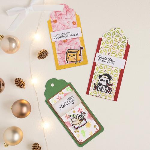 Vaessen Creative - 3D Embossing Folder Holly Leaves 5.9x5.9