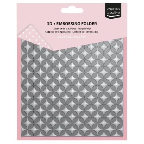 Vaessen Creative - 3D Embossing Folder Grafic Stars 5.9x5.9