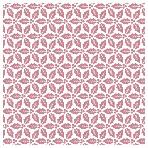 Vaessen Creative - Stencil Holly Leaves 5.9x5.9