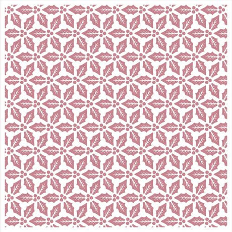 Vaessen Creative - Stencil Holly Leaves 5.9x5.9