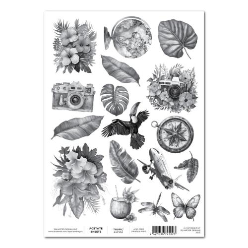 3Quarter Designs Acetate - Tropic