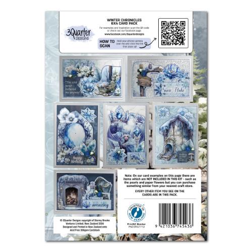 3Quarter Designs Winter Chronicals 6x4 Card Pack