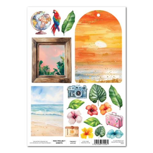 3Quarter Designs Tropic Excursion- Mini Project Sheet