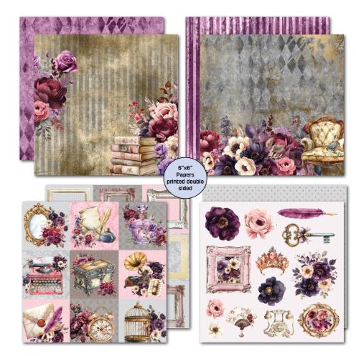 3Quarter Designs Petal Serinade 6x6 Paper Pack