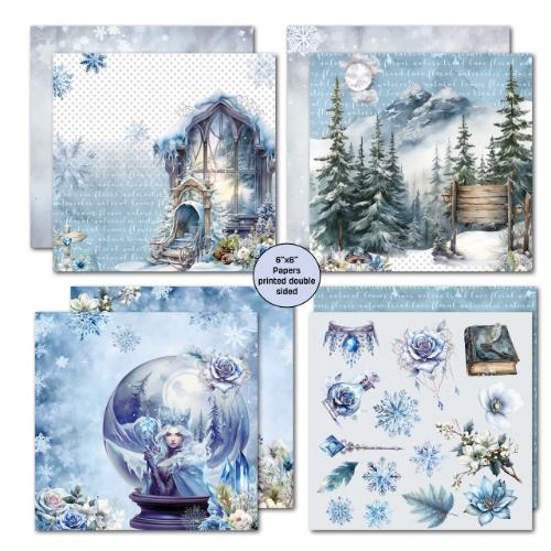 3Quarter Designs Winter Chronicals 6x6 Paper Pack