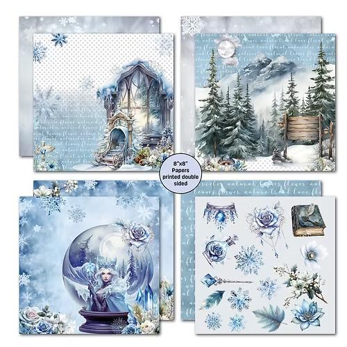 3Quarter Designs Winter Chronicals 8x8 Paper Pack