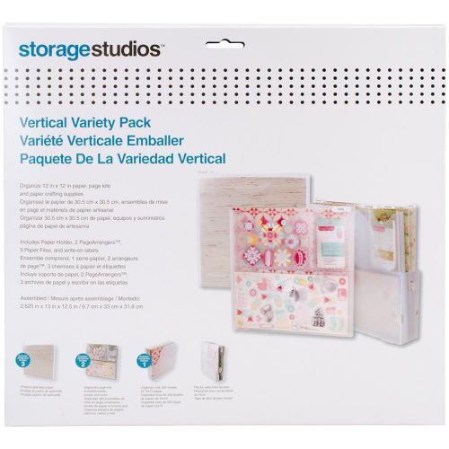 Storage Studios Vertical Variety Pack 12.5"X13"X2.625" - Postage As Per Actual