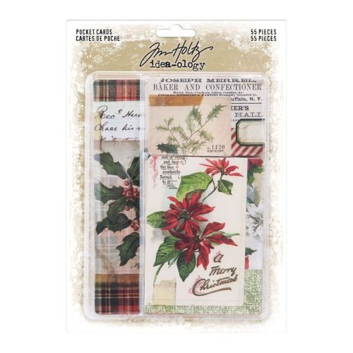 Idea-ology Tim Holtz Christmas Pocket Cards