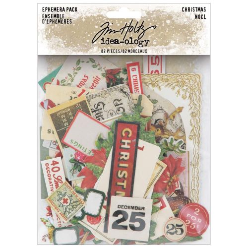 Idea-Ology Ephemera Pack 82/Pkg Christmas
