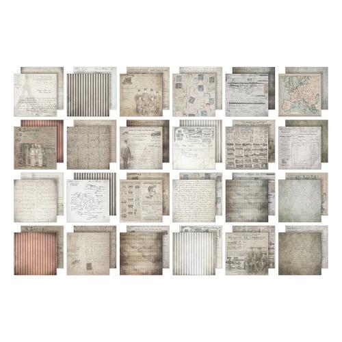 Tim Holtz Paper Stash 2025 Vault Release 12"X12" French Industrial - Postage as per Actual