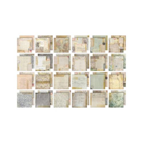 Tim Holtz Paper Stash 2025 Vault Release 8"X8" Memoranda - Postage as per Actual