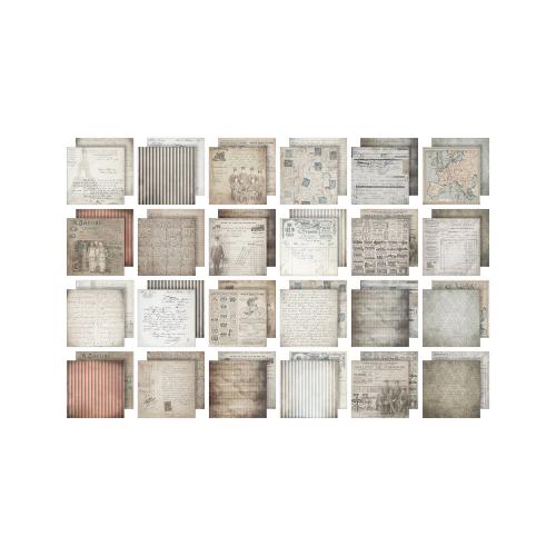 Tim Holtz Paper Stash 2025 Vault Release 8"X8" French Industrial - Postage as per Actual
