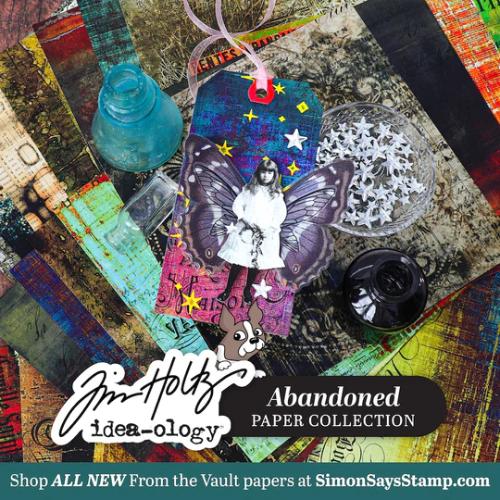 Tim Holtz Paper Stash 2025 Vault Release 8"X8" Abandoned - Postage as per Actual