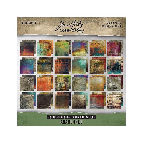 Tim Holtz Paper Stash 2025 Vault Release 8"X8" Abandoned - Postage as per Actual