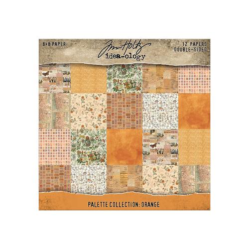 Idea-ology Double-Sided Cardstock 8"X8" 12/Pkg-Palette Collection: Orange