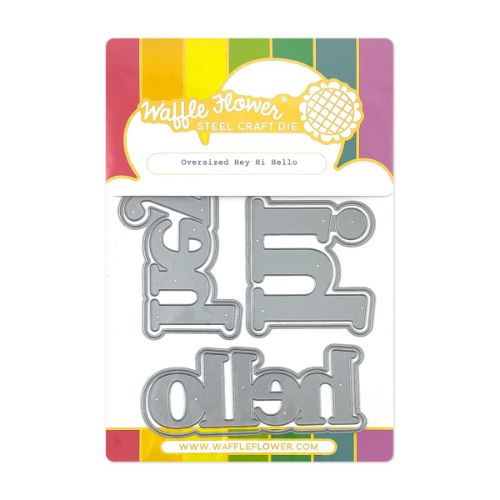 Waffle Flower - Oversized Hey Hi Hello Print