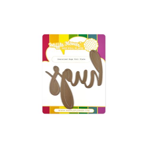 Waffle Flower - Oversized Hugs Foil Plate
