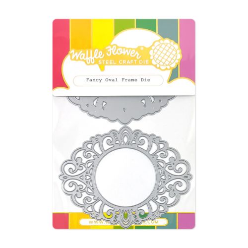 Waffle Flower - Elegant Oval Frame Die