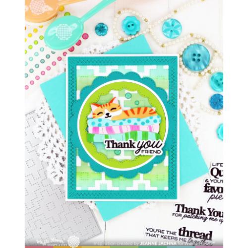 Waffle Flower - Quilted Squares Texture Die