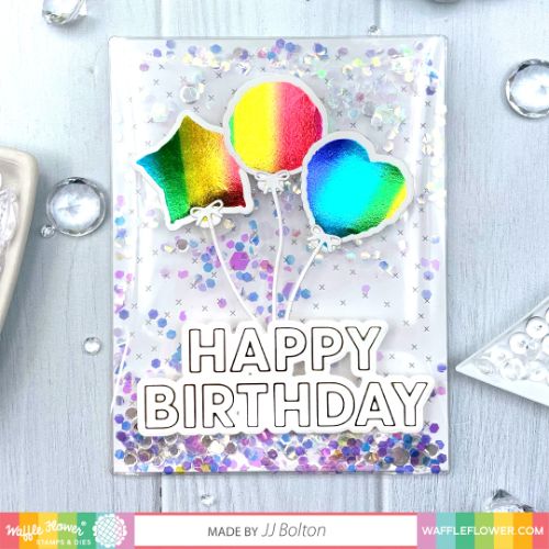 Waffle Flower - Foil Balloons Foil Plate with Die