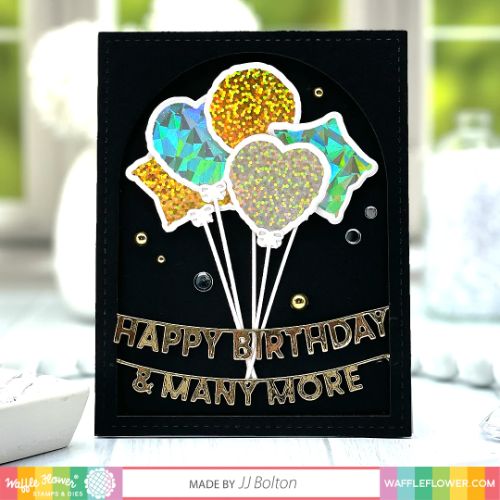 Waffle Flower - Foil Balloons Foil Plate with Die