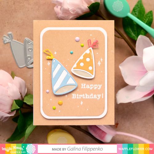 Waffle Flower - Nesting Rounded Rectangles Die