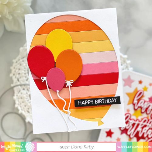 Waffle Flower - Balloon Ties Die