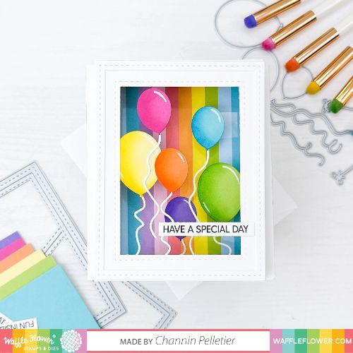 Waffle Flower - Balloon Ties Die