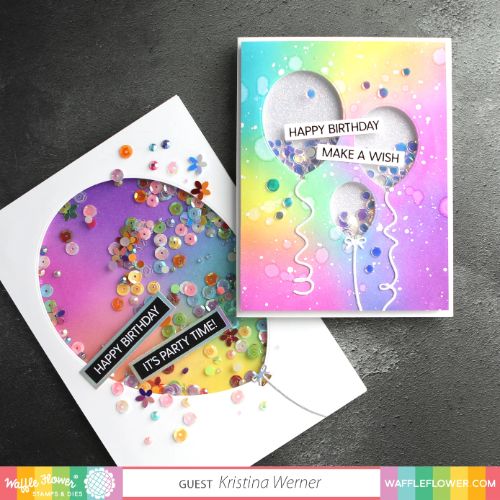 Waffle Flower - Balloon Ties Die