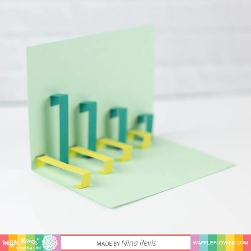 Waffle Flower - Inside Pop-up Hinges Die