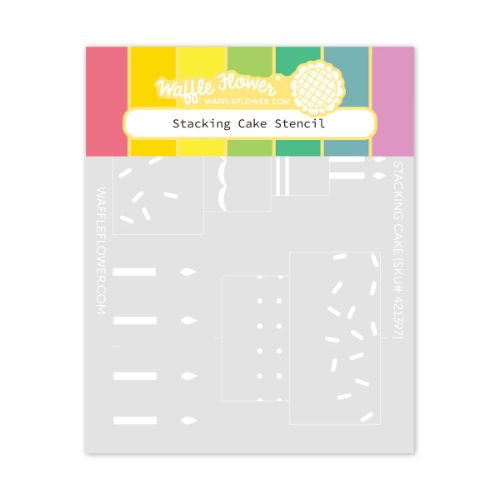 Waffle Flower - Stacking Cake Stencil