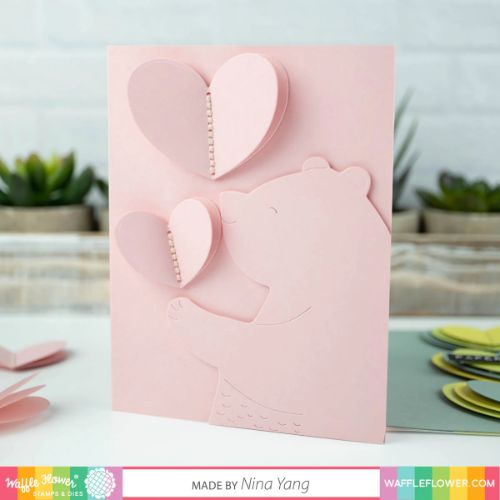 Waffle Flower - Intertwined Bear Hugs Die