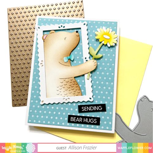Waffle Flower - Intertwined Bear Hugs Die