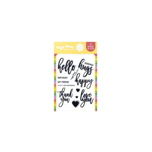 Waffle Flower - Mini Sentiments Stamp Set